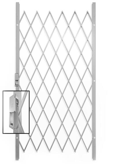 Saftidor security gate type B 1000(w)x2000mm(h) white xpanda