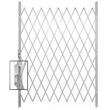 Saftidor security gate type E 1450(w)x2000mm(h) white xpanda