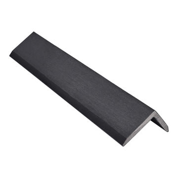 Naterial Composite Co-extruded Finishing Profile Dark Grey 240x4x5.5cm