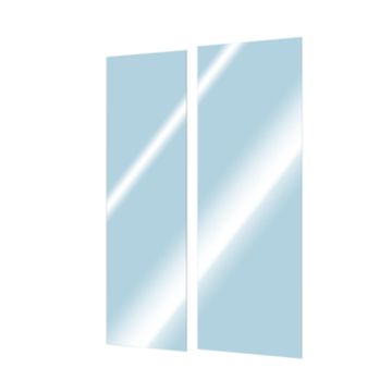 Sensea remix corner entry clear glass (glass only) w90cmxh195cm