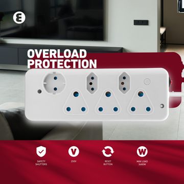 ELLIES 6 WAY BASIC MULTIPLUG