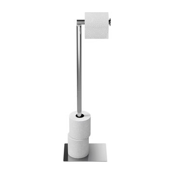 Sensea Essential Toilet Roll Holder Stand Chrome