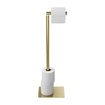 Sensea Loa Toilet Roll Stand Brushed Brass 