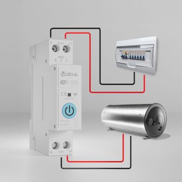 VIZIA Wi-Fi Smart Timer Switch 63A with Power & Energy Monitoring  