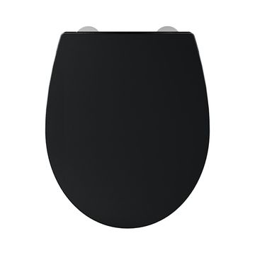 Sensea Remix Oval Toilet Seat With Soft Closing Hinge Shiny Black