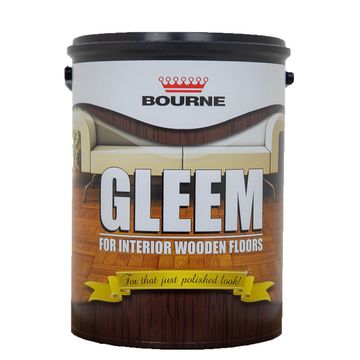 Wooden Floor Sealer Interior Polished Look BOURNE Gleem 5l