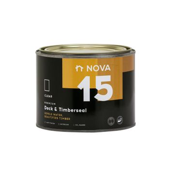 Exterior Wood Sealer NOVA 15 Deck & Timberseal clear 1 litre