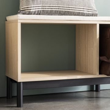 Spaceo kub multi shelf cube storage h70.4xl36xd31.7cm oak