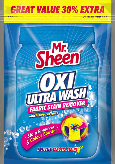 Fabric stain remover MR SHEEN Oxi ultra wash extra value 30%
