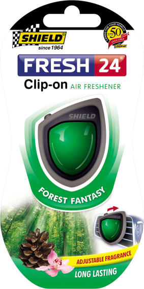 Fresh 24 clip on air Freshener SHIELD 4ml