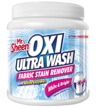 Fabric stain remover MR SHEEN Oxi ultra wash tub white 400g