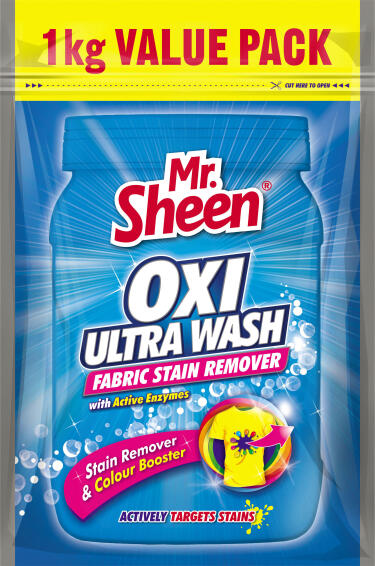 Fabric stain remover MR SHEEN Oxi ultra wash value pack 1kg