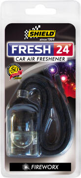 Fresh 24 car air Freshener SHIELD fireworx
