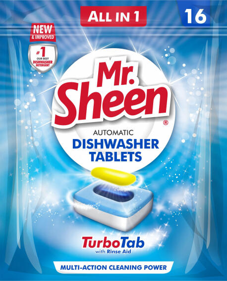 Automatic dishwasher tablets MR SHEEN x 16