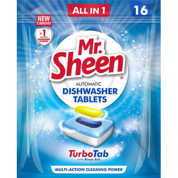 Automatic dishwasher tablets MR SHEEN x 16