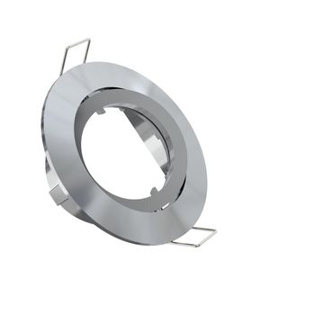 Inspire bama recessed ring gu10 aluminium adjustable chrome round 8.8cm