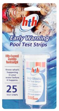 Test Strips Early Warning for Pool HTH