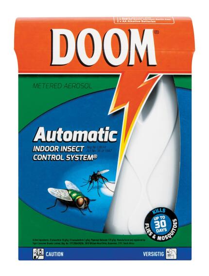 Flying insect repelant Insect killer DOOM automatic starter pack