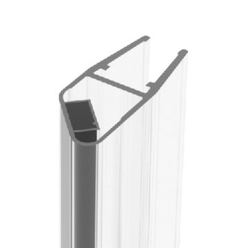 Sensea Shower Door Magnetic S Seal Transparent Glass Thickness 5-8mm W2.6cmxD1cmxH200cm