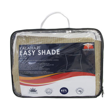 Shade Sail KALAHARI Easy Shade 3 m Square Sand