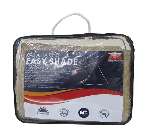 Shade Sail KALAHARI Easy Shade 3.6 m Triangular Sand