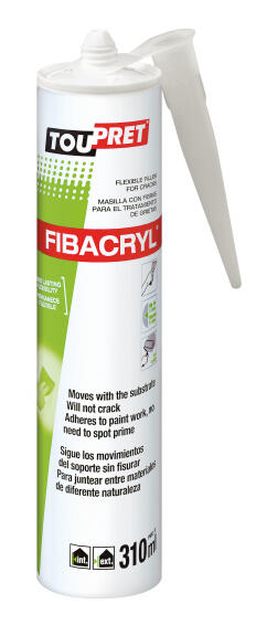 Flexible filler for cracks TOUPRET Fibacryl 310g