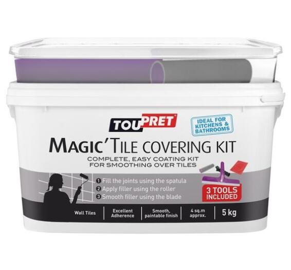Tile Covering Plaster Ready Mixed TOUPRET 5kg