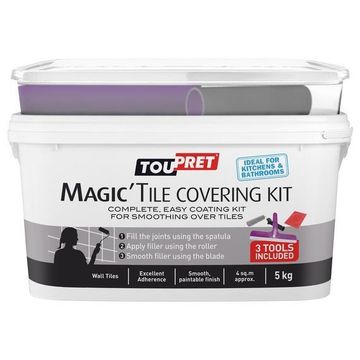 Tile Covering Plaster Ready Mixed TOUPRET 5kg