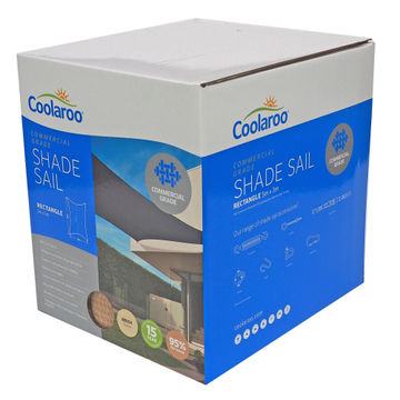 Shade Sail COOLAROO 5 m X 3 m Rectangular Beech