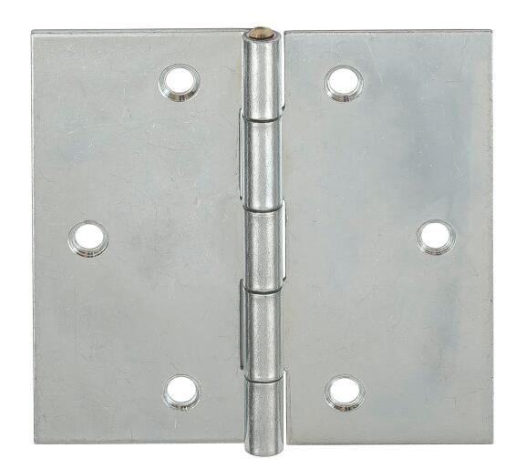 Square hinge galvanised 25x25mm 2pc vormann