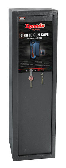 3 Rifle Gun Safe Xpanda 360X1400X250 Black