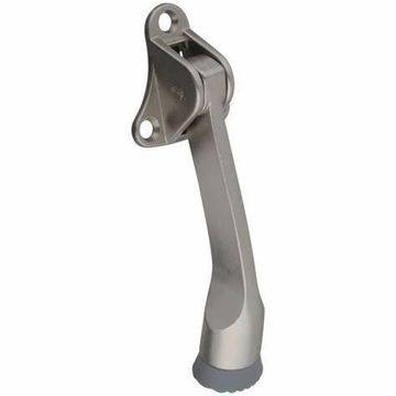 Mounted door stop satin nickel finish euro brass
