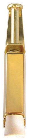 Foot operated door stop brass finish 165mm euro brass