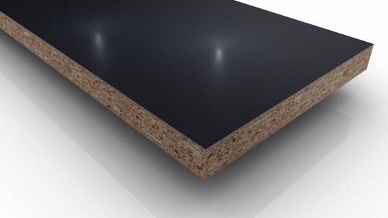 Super Black Peen Melamine Chipboard T16mm x W1830mm x L2750mm