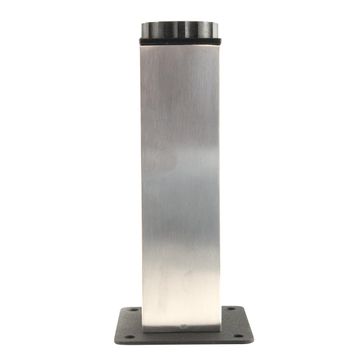 Leg Square, 100mm x 25 x 25mm Satin