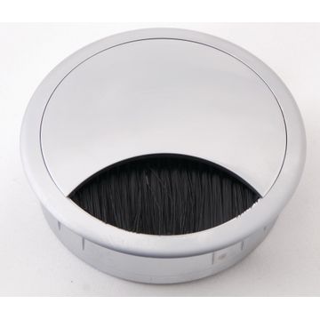 Wire mgt 63mm/round grey pre pack