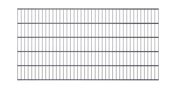 Fence Garden Boundary 2 m x 1 m Charcoal