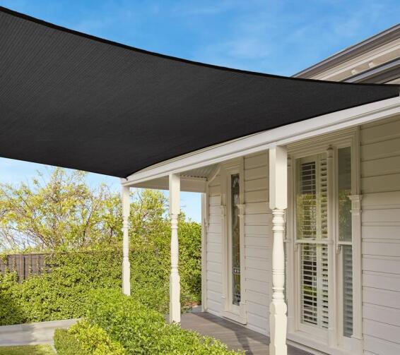 Shade Sail COOLAROO 5.4 m Square Graphite LEROY MERLIN South Africa