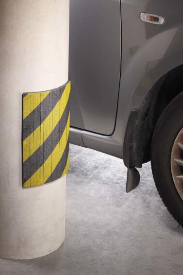 Motor vehicle door dent protection foam slatted mottez