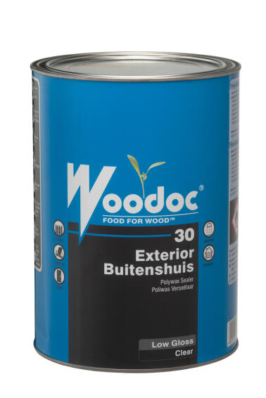 Wood Sealer Exterior Low Gloss WOODOC 30 Clear 5l