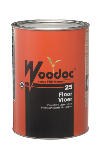 Floor sealer satin WOODOC 25 polyurethane clear 5l