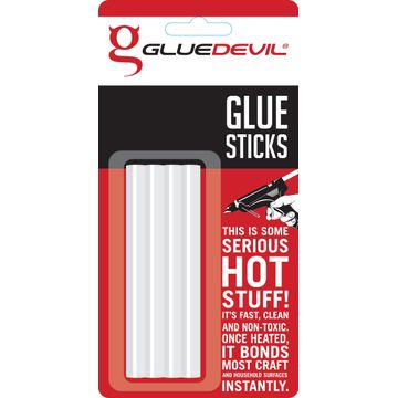 Glue sticks clear multi-purpose d7x100mm 15pc gluedevil