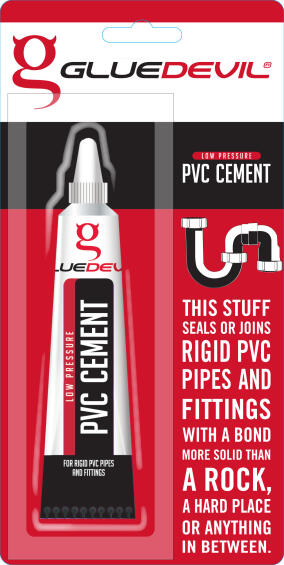 GLUEDEVIL PVC WELD LOW PRESSURE 50ML	