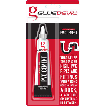 GLUEDEVIL PVC WELD LOW PRESSURE 50ML	