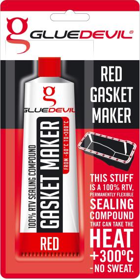 Gasket maker red 70ml gluedevil