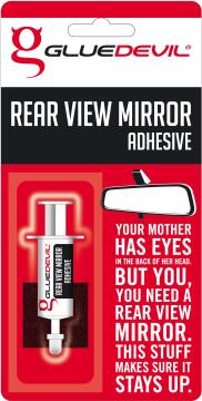 Rear view mirror adhesive 2g gluedevil