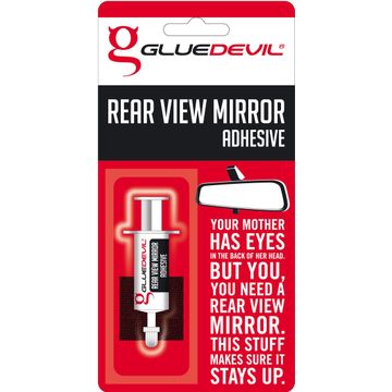 Rear view mirror adhesive 2g gluedevil