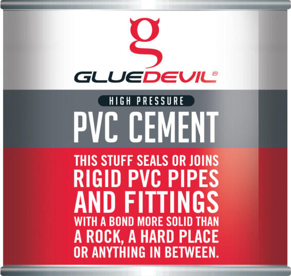 GLUEDEVIL PVC WELD HIGH PRESSURE 250ML