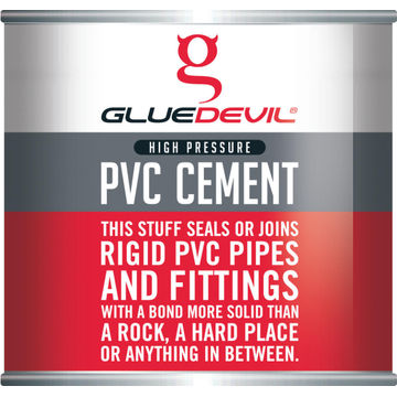 GLUEDEVIL PVC WELD HIGH PRESSURE 250ML