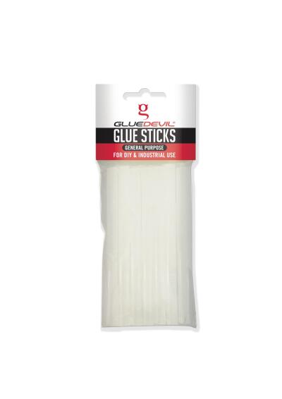 Glue sticks clear multi-purpose d12x150mm 5pc gluedevil